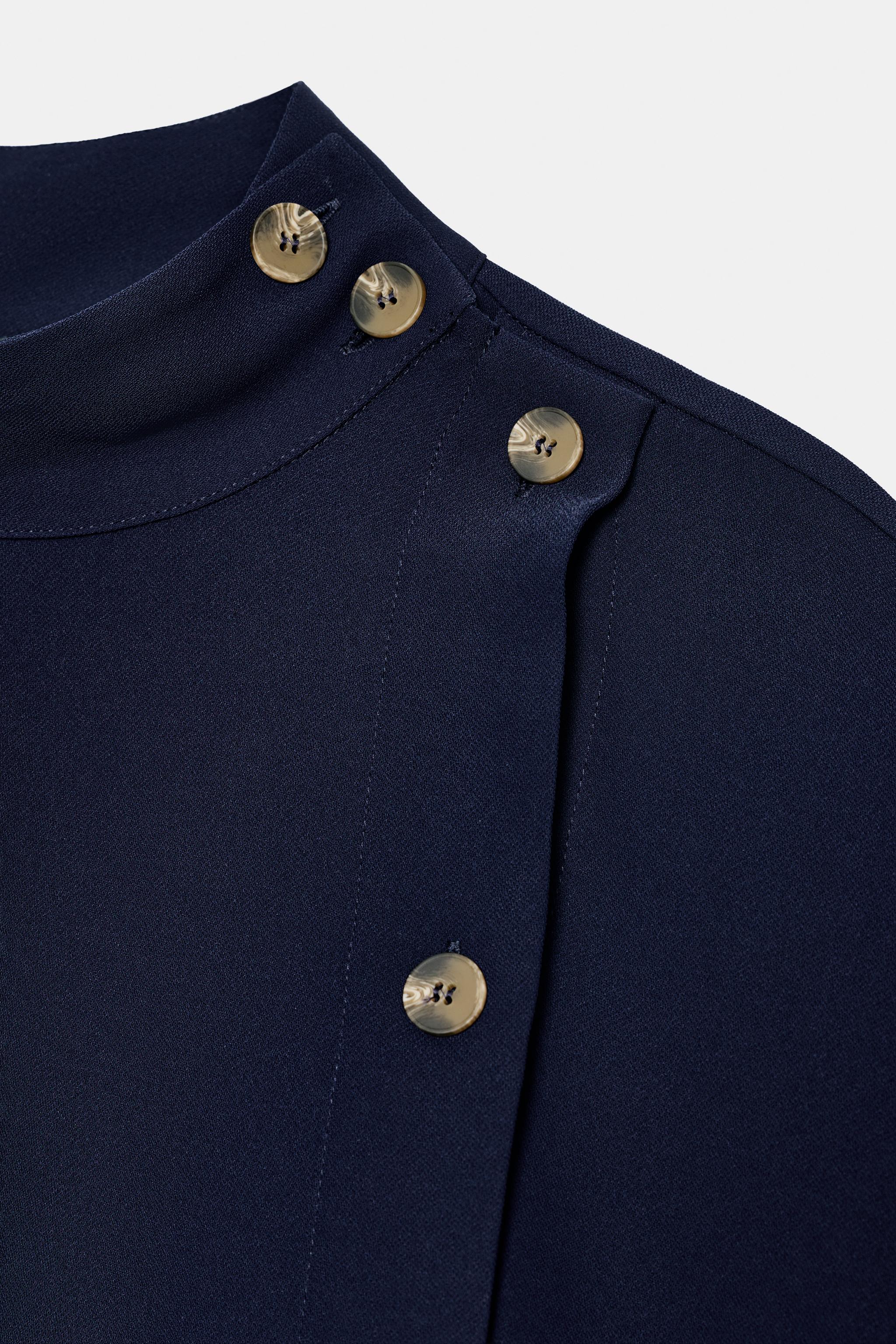 CONTRAST BUTTON SHIRT